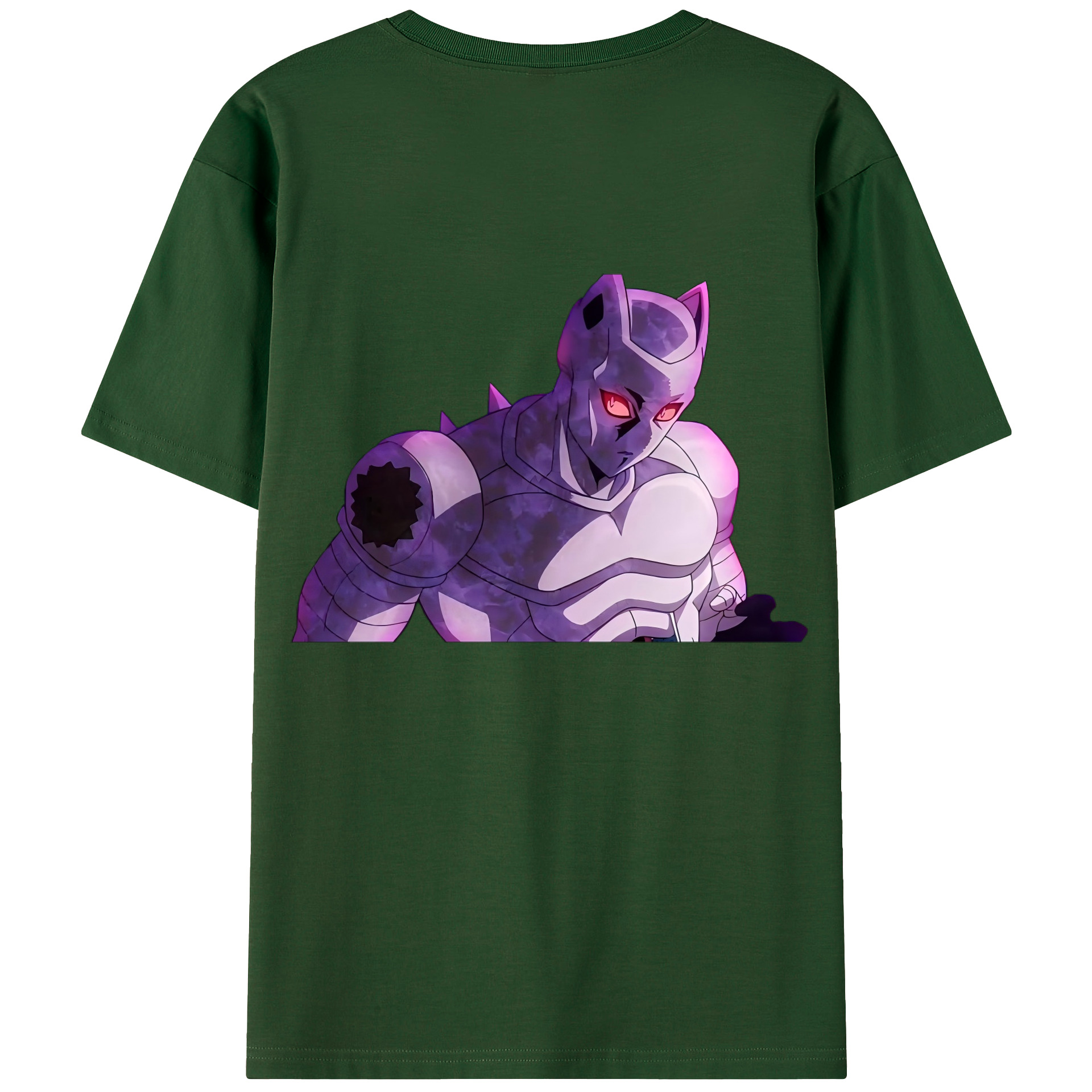 （画像用） ジョジョの奇妙な冒険 きら よしかげ JoJo's Bizarre Adventure Kira Yoshikage 綿100％半袖Tシャツ（背面プリント）